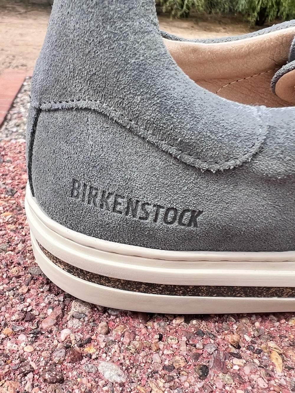 NWOB $160 Birkenstock Bend Low Suede Sneakers Gray Men’s - Picture 4 of 12